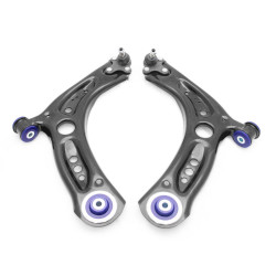SuperPro Front Lower Control Arm Assembly Kit + Ball Joint for VW Golf/Golf Alltrack/T-Roc, Audi A3/Q2 and more