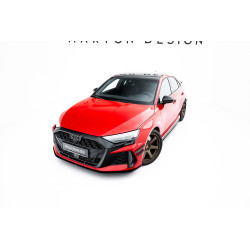Prednji lip Street Pro Audi RS3 Sedan 8Y Facelift (black-red)