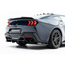 MAXTON DESIGN stražnji lip za Ford Mustang Dark Horse Mk7 (s vertikalnim prugama), sjajna crna
