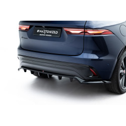 Stražnji difuzor (s vertikalnim prugama) Jaguar F-Pace R-Sport Mk1 Facelift
