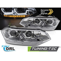 VW POLO VI 2G 17-21 SEQ LED DRL CHROME