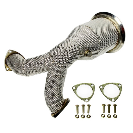 Down pipe, dump pipe Downpipe s toplinskim štitom za VW Touareg III, motor EA839, 2018+ | race-shop.hr