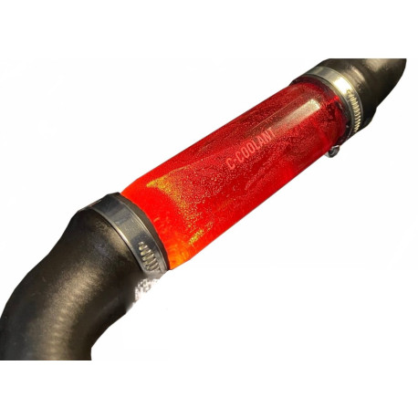 Transparent coolant pipes C-COOLANT - Prozirne cijevi rashladne tekućine, kratka (38mm) | race-shop.hr