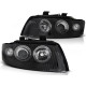Farovi i rasvjeta xenon Farovi angel eyes crni za AUDI A4 10.00-10.04 | race-shop.hr