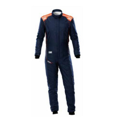 FIA trkaći kombinezon OMP ONE-S Air, tamnoplava/fluo/narančasta