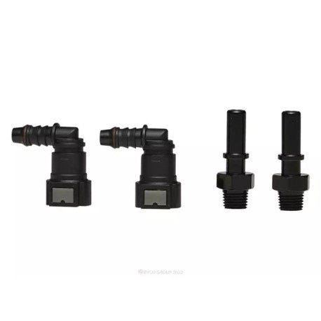 Plastične spojnice crijeva Ryco Quick Connector Set – 1/4" NPT to 10 mm Fuel Hose RFA225 | race-shop.hr