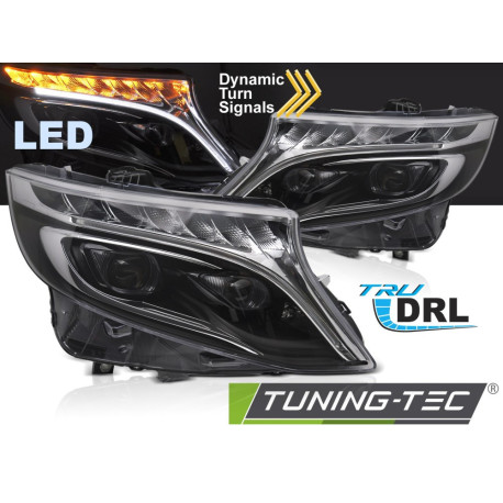 Farovi i rasvjeta TUNING-TEC LED farovi (Full LED) za MERCEDES V-CLASS / VITO W447 14-23 (LED), crna - DUPLICATE | race-shop.hr