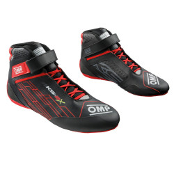 FIA karting cipele OMP KS-2X, crna/crvena