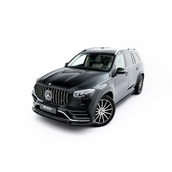 MAXTON DESIGN prednji lip za Mercedes-Benz GLS AMG-Line X167, sjajna crna, V2