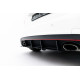 Body kit i vizualni dodaci MAXTON DESIGN Street Pro stražnji difuzor za Mercedes-Benz A AMG-Line W176, crvena | race-shop.hr