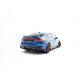 MAXTON DESIGN Street Pro stražnji difuzor za Audi S5 Sedan / Avant B10, crno-crvena