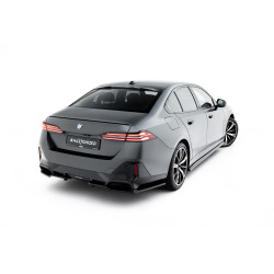 MAXTON design Stražnji lip (s vertikalnim prugama) za BMW 5 / i5 M-Pack Sedan / Touring G60 / G61, V2