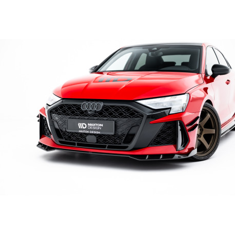 Body kit i vizualni dodaci MAXTON DESIGN prednji lip za Audi RS3 Sedan 8Y Facelift, prepreg karbon | race-shop.hr
