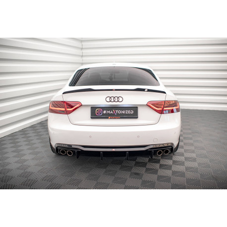 Body kit i vizualni dodaci Stražnji difuzor Audi A5 Sportback 8T Facelift (verzija s dvostrukim ispušnim cijevima s obje strane) | race-shop.hr