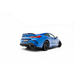 MAXTON DESIGN stražnji lip za BMW 8 Coupe M-Pack G15 (s vertikalnim prugama), sjajna crna