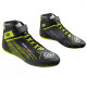 FIA karting cipele OMP KS-2X, crna/fluo žuta