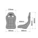 Sportska sjedala sa FIA homologaciom FIA sport seat BRIDE ZIEG IV, wide black | race-shop.hr