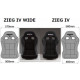Sportska sjedala sa FIA homologaciom FIA sport seat BRIDE ZIEG IV, wide black | race-shop.hr