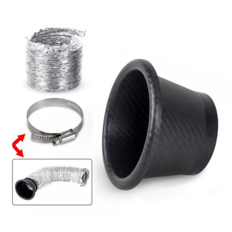 Univerzalni RACES Universal air intake duct (Round) - Carbon look | race-shop.hr