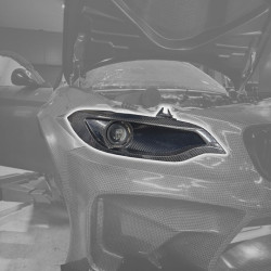 HGK poklopci farova za BMW F22 lense, karbon