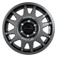 Alu Felge Hubcap (C70) Dakar 6×139.7, with fixing hooks and EVO Corse matt black badge (L32) ø70 | race-shop.hr