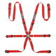 Sigurnosni pojasevi i dodaci FIA 6 point safety belts SPARCO COMPETITION H-2 PU my2026, red | race-shop.hr