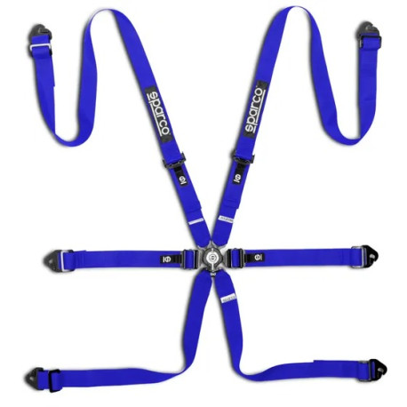 Sigurnosni pojasevi i dodaci FIA 6 točkasti sportski sigurnosni pojasevi SPARCO COMPETITION H-2 PD my2026 2" (50mm), plava | race-shop.hr