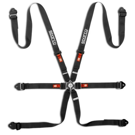 Sigurnosni pojasevi i dodaci FIA 6 točkasti sportski sigurnosni pojasevi SPARCO COMPETITION H-2 PD my2026 2" (50mm), crna | race-shop.hr