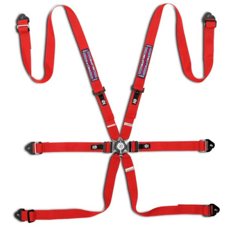 Sigurnosni pojasevi i dodaci FIA 6 point safety belts SPARCO Martini Racing COMPETITION H-2 PD my2026, red | race-shop.hr