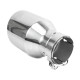 S jednim izlazom Ispušni kraj RACES INOX 101mm, ulaz 76mm - Sjaj | race-shop.hr