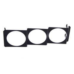 Držač 3 mjerača 52mm za montažu umjesto radia 1 DIN