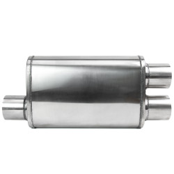 Krajni prigušivač od nehrđajućeg čelika RACES 53,ulaz 2,75" (70mm)