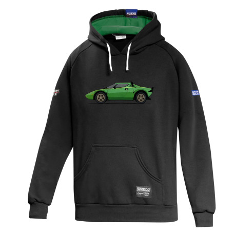 Dukserice i jakne Sparco dukserica Lancia Stratos, crna | race-shop.hr