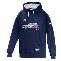 Sparco Martini Racing hoodie Lancia Delta, blue marine
