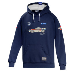 Sparco Martini Racing hoodie Lancia 037, blue marine