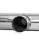 1x ulaz / 2x izlaz Krajni prigušivač od nehrđajućeg čelika RACES 43, ulaz 2,5" (63mm) | race-shop.hr
