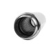 1x ulaz / 1x izlaz Srednji prigušivaš od nehrđajućeg čelika RACES 7, ulaz/izlaz 2,5" (63mm) | race-shop.hr