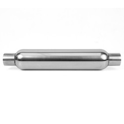 Srednji prigušivaš od nehrđajućeg čelika RACES 2, ulaz/izlaz 2" (51mm)