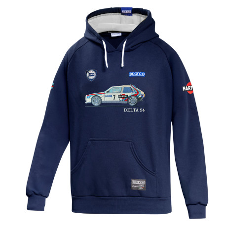 Dukserice i jakne Sparco Martini Racing dukserica Lancia Delta S4, plava | race-shop.hr