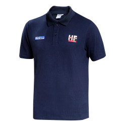Spacro Polo shirt LANCIA HF Squadra Corse Lunetta, blue marine