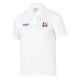 Spacro Polo shirt LANCIA HF Squadra Corse Lunetta, white
