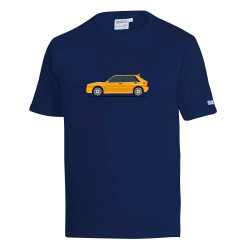 Spacro T-shirt LANCIA HF DELTA INTEGRALE, blue marine/yellow
