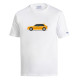 Spacro T-shirt LANCIA HF DELTA INTEGRALE, white/yellow