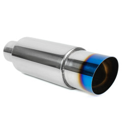 Stražnji lonac od nehrđajućeg čelika RACES BURN 89mm, ulaz 3" (76mm)