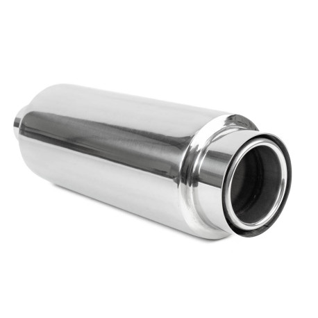 Okrugle - dvojzidne Krajni prigušivač od nehrđajućeg čelika RACES 26, ulaz 2,36" (60mm) | race-shop.hr