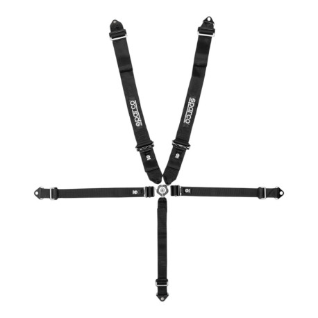 Sigurnosni pojasevi i dodaci 5 točkasti sportski sigurnosni pojasevi SPARCO CLUB H-4R 3" (76mm), crna | race-shop.hr