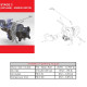 Accessories Set brtvi Garrett 912947-0002 G25-660 | race-shop.hr