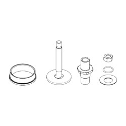 Garrett 910478-0001 Set wastegate ventila i čahure GVW-40 (40 mm)