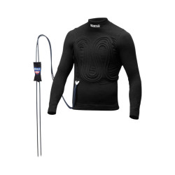 Sparco prednji rashladni trkaći gornji dio donjeg rublja R586 s FIA certifikatom, crni