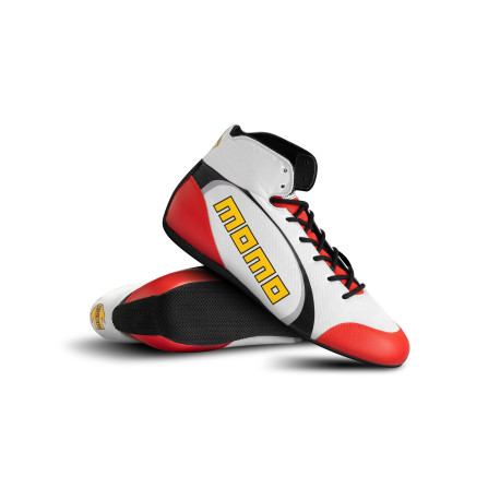 Cipele MOMO SPEED PRO FIA racing shoes, white/red | race-shop.hr